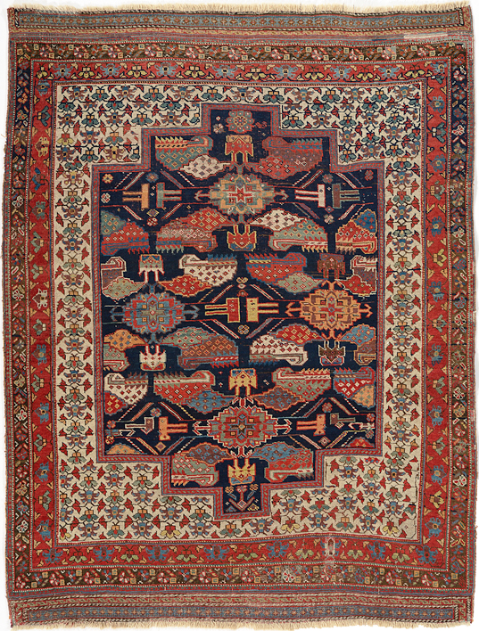 Antique Afshar rug
