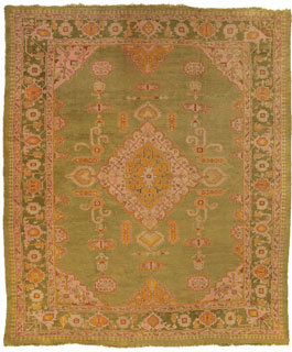 Antique Oushak carpet - click for larger view