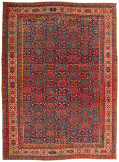 Antique Malayer carpet - click for larger view