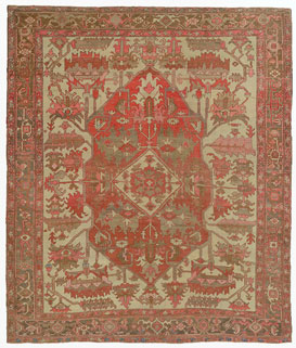 Antique heriz carpet - click for larger view