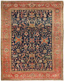 Antique Heriz carpet - click for larger view