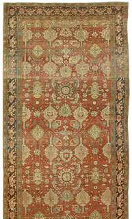 Antique Malayer carpet  - click for larger view