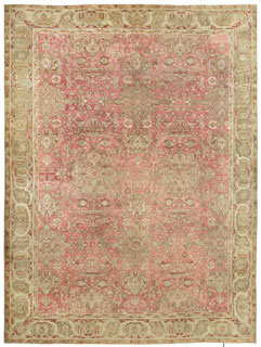 Antique Agra carpet  - click for larger view