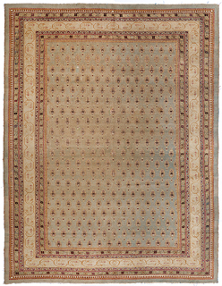 Antique Amritsar carpet - click for larger view