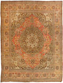 Antique Tabriz carpet  - click for larger view