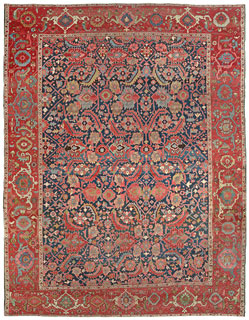 Antique Karajah carpet  - click for larger view