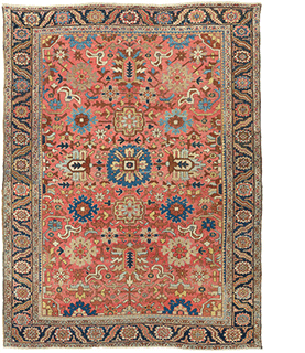 Antique Heriz carpet - click for larger view
