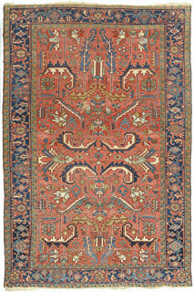 Antique Heriz carpet  - click for larger view