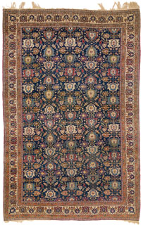 Antique Veramin carpet - click for larger view