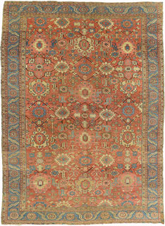Antique Heriz carpet  - click for larger view