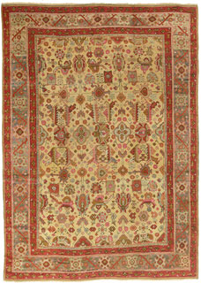 Antique Oushak carpet - click for larger view