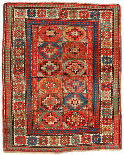 Antique Moghan rug - click for larger view