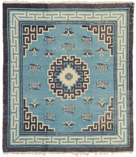 Antique Mongolian Carpet - click for larger view
