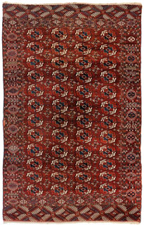 Antique Tekke Turkoman Carpet - click for larger view