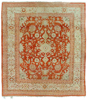 Antique Ziegler Carpet - click for larger view
