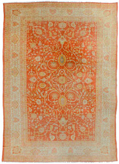 Antique Ottoman Smyrna Carpet - click for larger view