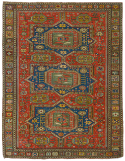 Antique Soumak carpet  - click for larger view