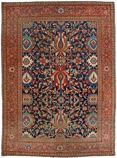 Antique Malayer carpet  - click for larger view