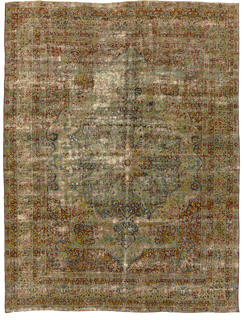 Antique Kirman carpet - click for larger view