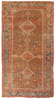 Antique Bakshaish carpet - click for larger view