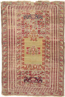 Antique Ghiordes rug - click for larger view
