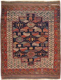 Antique Afshar rug - click for larger view