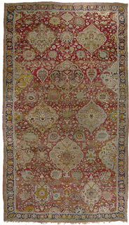Antique Kirman Vase carpet - click for larger view