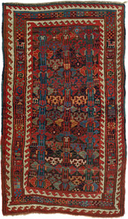 Antique Kurdish rug - click for larger view