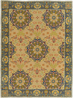 Portuguese Needlepoint carpet - click for larger view
